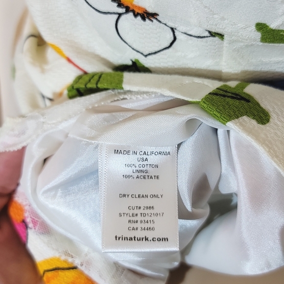 Trina Turk Floral Sheath Dress, Women's Size 2 - Picture 4 of 7